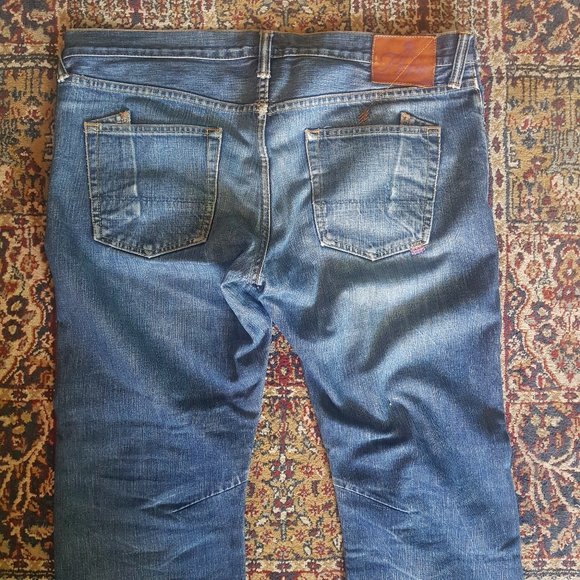 SOLD 🌈 Authentic Vintage PRPS Sashiko Straight Jeans, Made in Japan - Picture 6 of 7